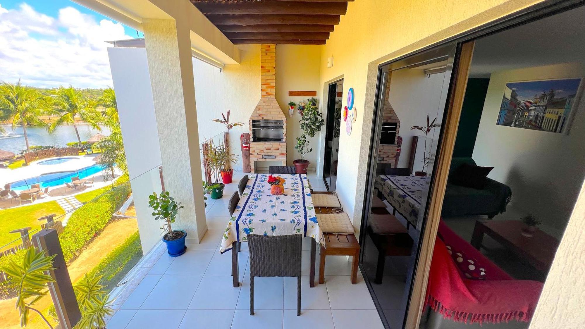 Apartamento Ilha Mediterrâneo Praia do Forte Exterior foto